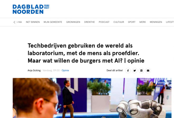 Techbedrijven gebruiken de wereld als laboratorium, met de mens als proefdier